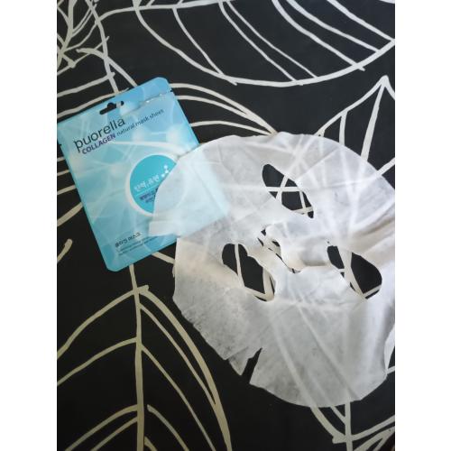 Puorella Collagen Natural Mask Sheet (Odmładzająca maska do twarzy `Kolagen`) - opinie | zdjęcie do recenzji od Owocowysad - 3
