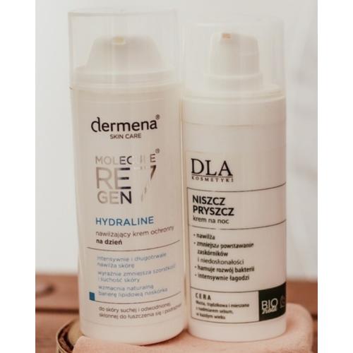 Dermena Skin Care, Hydraline, Nawilżający krem ochronny na dzień - opinie | zdjęcie do recenzji od mrcenzura