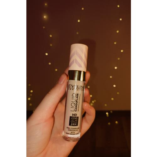 Eveline Cosmetics Liquid Camouflage Waterproof Formula (Wodoodporny korektor kamuflujący z kwasem hialuronowym) - opinie | zdjęcie do recenzji od miunaooo - 2