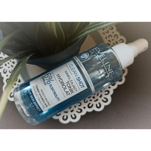 Eveline Cosmetics Face Therapy Professional, Clean Shot, Nawilżający tonik hydrolat - opinie | zdjęcie do recenzji od Alezwieje - 1