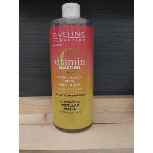 Eveline Cosmetics Vitamin C 3x Action, Rozświetlający płyn micelarny - opinie | zdjęcie do recenzji od Shandoria