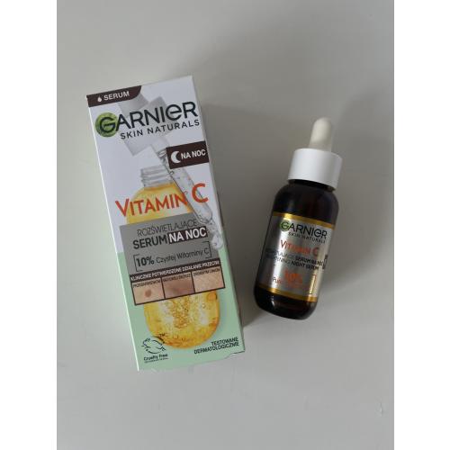 Garnier Skin Naturals, Vitamin C, Rozświetlające serum na noc - opinie | zdjęcie do recenzji od Reivs
