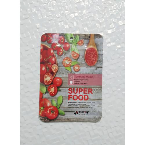 Eyenlip Super Food, Tomato Mask (Maska w płachcie o działaniu rozjaśniającym, chłodzącym i przywracającym witalność) - opinie | zdjęcie do recenzji od Avesammael