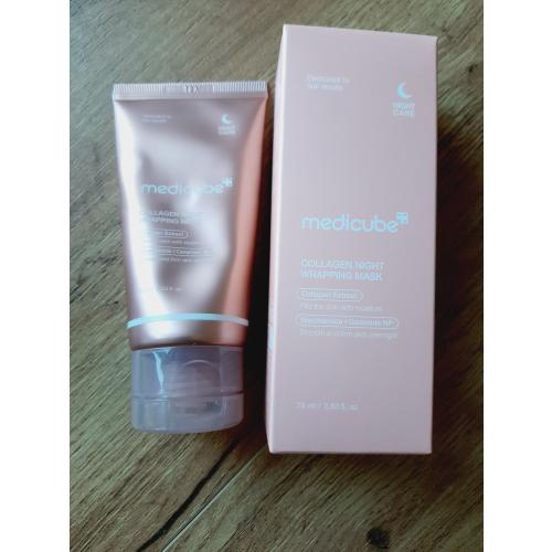 Medicube Triple Collagen, Collagen Night Wrapping Mask (Regenerująca maska do twarzy) - opinie | zdjęcie do recenzji od lilka1985 - 1