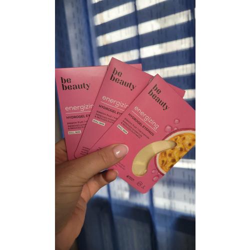 bebeauty Energizing Hydrogel Eyepads Passion Fruit & Niacynamide (Hydrożelowe płatki pod oczy) - opinie | zdjęcie do recenzji od Aneta_Ch