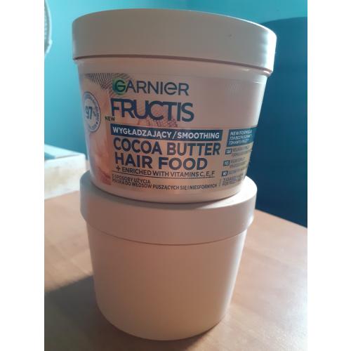 Garnier Fructis, Smoothing Cocoa Butter Hair Food (Maska do włosów puszących się i niesfornych (nowa wersja)) - opinie | zdjęcie do recenzji od 777_Wiktoria - 4