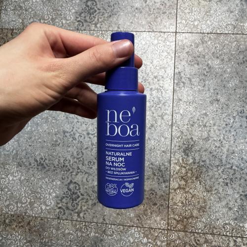 Neboa Overnight Hair Care, Naturalne serum do włosów na noc - opinie | zdjęcie do recenzji od Bea_1