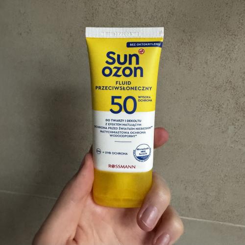 SunOzon Classic Sonnenfluid LSF 50 mit Matt-Effekt (Fluid przeciwsłoneczny SPF 50 (nowa wersja)) - opinie | zdjęcie do recenzji od Bea_1