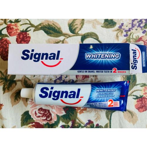 Signal Whitening Toothpaste (Wybielająca pasta do zębów) - opinie | zdjęcie do recenzji od IwonaTeresaMaria