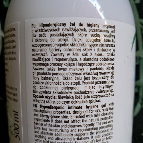 Barwa Hipoalergiczny żel do higieny intymnej nawilżający z sokiem z aloesu - opinie | zdjęcie do recenzji od AnaSky - 4