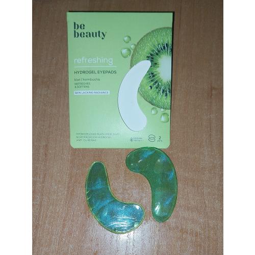bebeauty Refreshing Hydrogel Eyepads, Kiwi & Kombucha (Hydrożelowe płatki pod oczy) - opinie | zdjęcie do recenzji od Smerfeta83 - 1