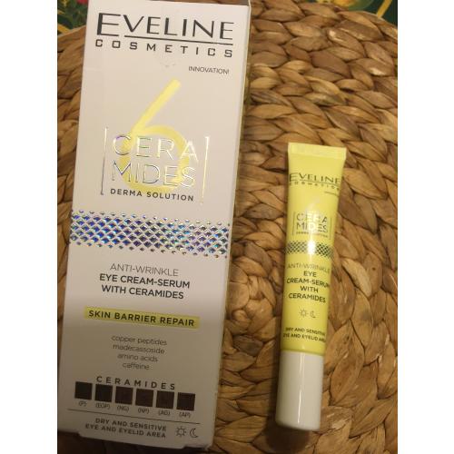 Eveline Cosmetics 6 Ceramides, Przeciwzmarszczkowy krem-serum pod oczy z ceramidami - opinie | zdjęcie do recenzji od Gracelina - 2