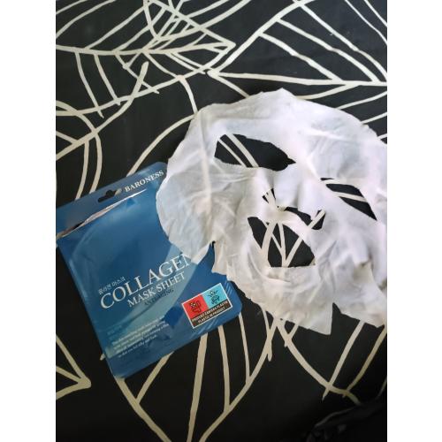 Baroness Collagen Mask Sheet (Odmładzająco-ujędrniająca maska w płachcie z kolagenem) - opinie | zdjęcie do recenzji od Owocowysad - 3