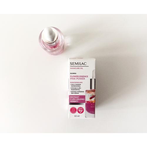Semilac Care, Flower Essence Pink Power, Dwufazowa oliwka do skórek i paznokci z ekstraktem z zielonej herbaty - opinie | zdjęcie do recenzji od Alezwieje - 2