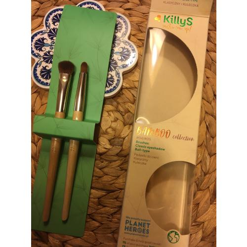 KillyS Bamboo Collection, Pędzelki do cieni: klasyczny, kuleczka nr 04/05 - opinie | zdjęcie do recenzji od Gracelina - 1