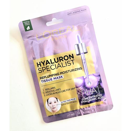 L'Oreal Paris Hyaluron Specialist Tissue Mask (Nawilżająco-wypełniająca maska w płachcie) - opinie | zdjęcie do recenzji od Iwona_C
