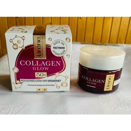 Lirene Dermoprogram Collagen Glow, Przeciwzmarszczkowy krem wygładzający 50+ - opinie | zdjęcie do recenzji od IwonaTeresaMaria