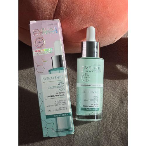 Eveline Cosmetics Face Therapy Professional, Serum Shot, 2% Kwas laktobionowy, Serum na naczynka - opinie | zdjęcie do recenzji od Miziagi