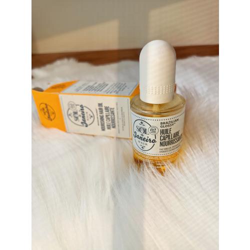 Sol de Janeiro Brazilian Glossy Nourishing Anti-Frizz Hair Oil (Odżywczy olejek do włosów przeciw puszeniu) - opinie | zdjęcie do recenzji od pinkblair