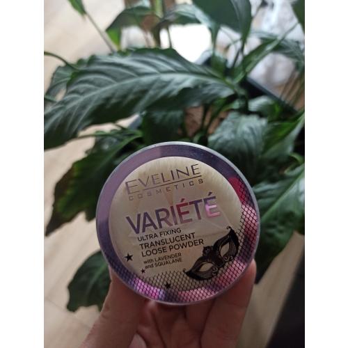 Eveline Cosmetics Variete, Ultra Fixing Translucent Loose Powder (Puder transparentny) - opinie | zdjęcie do recenzji od Kika_ii2
