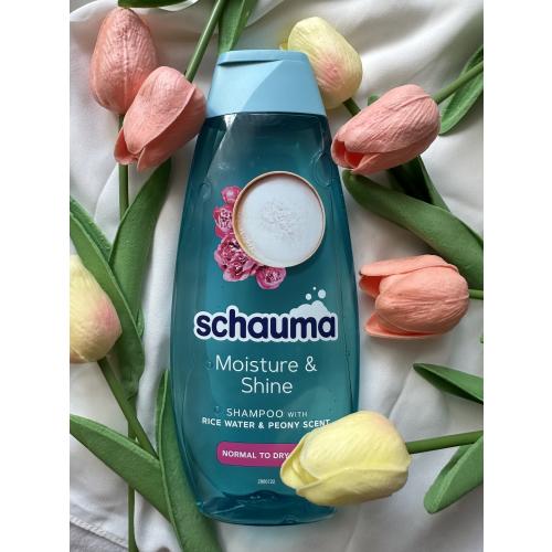 Schauma Moisture & Shine Shampoo with Rice Water & Peony Scent (Szampon do włosów normalnych i suchych z wodą ryżową) - opinie | zdjęcie do recenzji od Ewelkaaa35 - 1