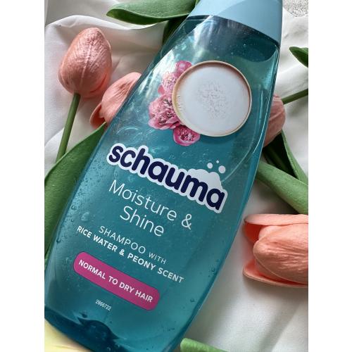 Schauma Moisture & Shine Shampoo with Rice Water & Peony Scent (Szampon do włosów normalnych i suchych z wodą ryżową) - opinie | zdjęcie do recenzji od Ewelkaaa35 - 2