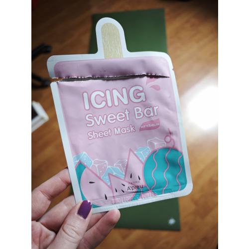 A'pieu Icing Sweet Bar, Sheet Mask `Watermelon` (Nawilżająca maseczka) - opinie | zdjęcie do recenzji od DianaArtsewing