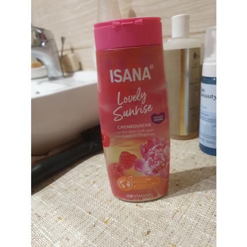 Isana Lovely Sunrise, Creamy Shower Gel (Malina i piwonia, Żel pod prysznic) - opinie | zdjęcie do recenzji od Mona260676