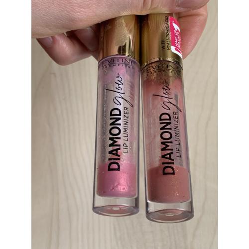 Eveline Cosmetics Diamond Glow Lip Luminizer (Błyszczyk do ust z kwasem hialuronowym) - opinie | zdjęcie do recenzji od Natalia_Dominika_B_