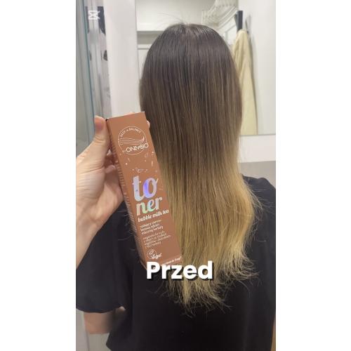 OnlyBio Hair In Balance, Bubble Milk Tea, Toner nadający ciemno-beżowy odcień mlecznej herbaty - opinie | zdjęcie do recenzji od miunaooo - 1
