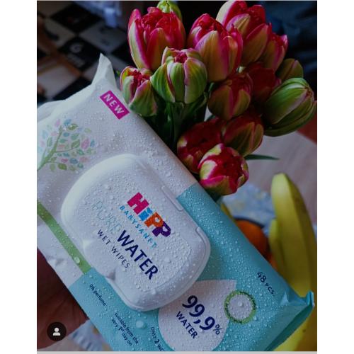 HiPP Pure Water, Wet Wipes (Chusteczki wodne nawilżane) - opinie | zdjęcie do recenzji od Strawberry_bohito