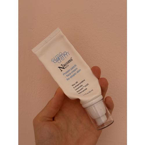 Nacomi Next Lvl.Dermo, Protein Patch Face Cream for Atopic Skin (Proteinowy plaster-krem do skóry atopowej) - opinie | zdjęcie do recenzji od mrcenzura
