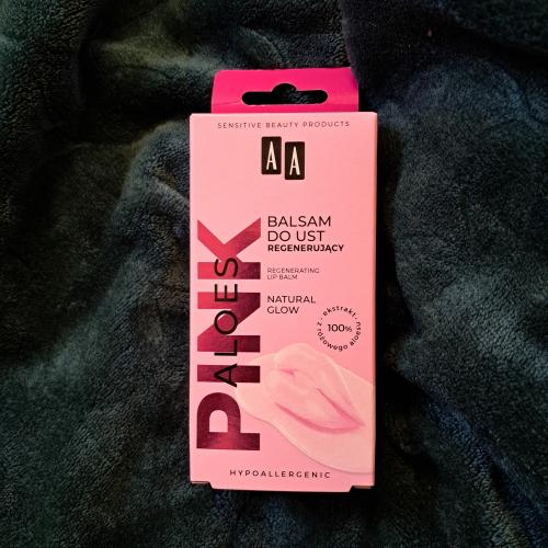 AA Pink Aloes, Regenerujący balsam do ust `Natural Glow` - opinie | zdjęcie do recenzji od AnaSky - 1