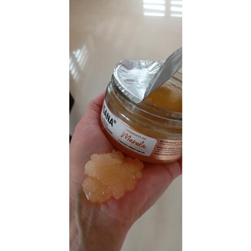 Isana Moments of Marula, Zucker-Öl-Peeling (Peeling cukrowo-olejowy z olejem marula) - opinie | zdjęcie do recenzji od dziewczynazrosssmanna - 4
