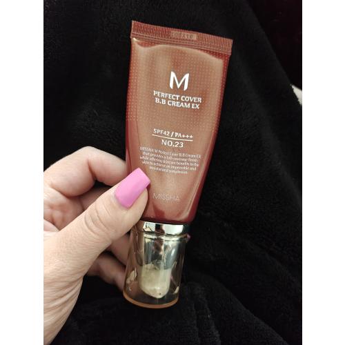Missha M Perfect Cover BB Cream SPF 42 PA+++ (Podkład z filtrem) - opinie | zdjęcie do recenzji od MagdalenaK74