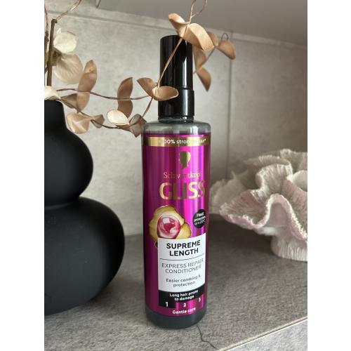 Schwarzkopf Gliss Supreme Length, Express Repair Conditioner (Ekspresowa odżywka regeneracyjna do długich włosów) - opinie | zdjęcie do recenzji od juliadesigns