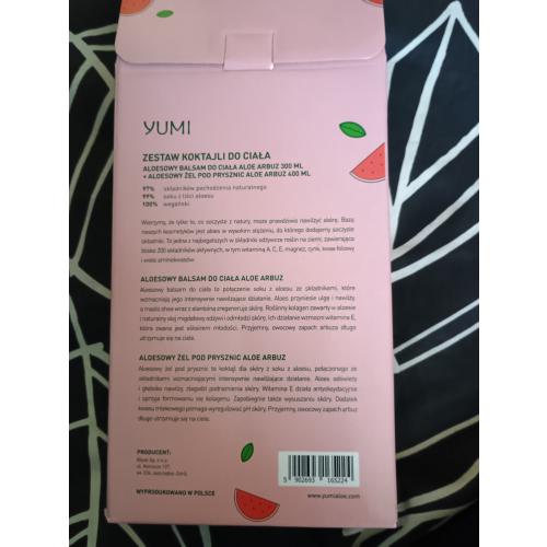 Yumi Nawilżający balsam do ciała `Aloe Arbuz` - opinie | zdjęcie do recenzji od Owocowysad - 2