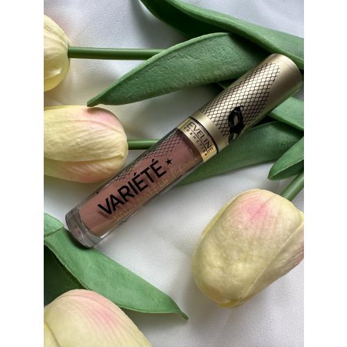 Eveline Cosmetics Variete, Satin Matt Lip Liquid Lipstick (Satynowa pomadka w płynie) - opinie | zdjęcie do recenzji od Ewelkaaa35 - 1