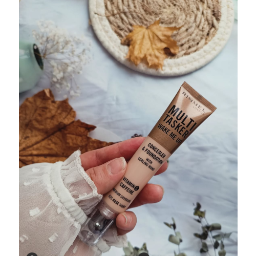 Rimmel Multi Tasker, Wake Me Up, Concealer & Foundation with Cooling Wand (Podkład z korektorem 2w1) - opinie | zdjęcie do recenzji od mamuska24h