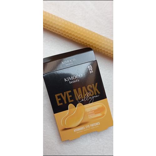 Kimoco Beauty Hydrogel Eye Patch Collagen & Gold (Hydrożelowe płatki pod oczy ujędrniająco-roświetlające) - opinie | zdjęcie do recenzji od dziewczynazrosssmanna - 2