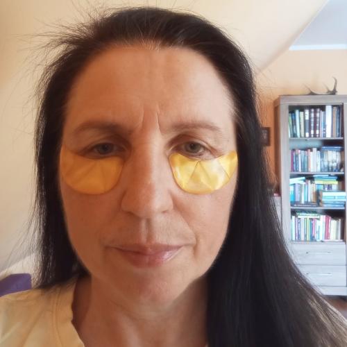 Kimoco Beauty Hydrogel Eye Patch Collagen & Gold (Hydrożelowe płatki pod oczy ujędrniająco-roświetlające) - opinie | zdjęcie do recenzji od dziewczynazrosssmanna - 4