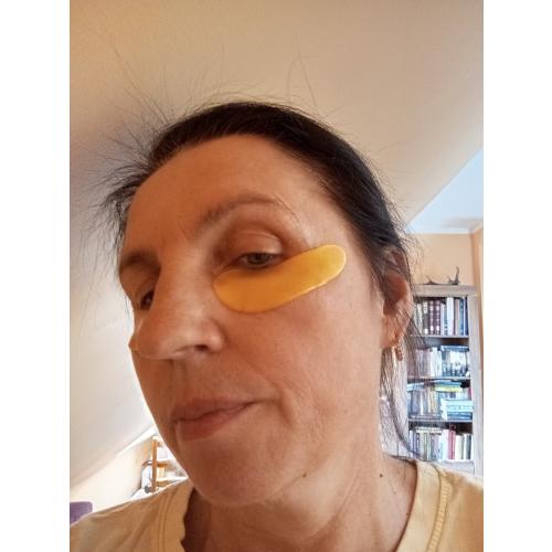 Kimoco Beauty Hydrogel Eye Patch Collagen & Gold (Hydrożelowe płatki pod oczy ujędrniająco-roświetlające) - opinie | zdjęcie do recenzji od dziewczynazrosssmanna - 5