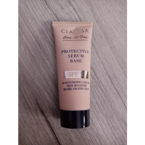 Claresa Care All Day, Protective Serum Base SPF30 (Nawilżająca serum baza do twarzy z filtrem SPF30) - opinie | zdjęcie do recenzji od LandOfBliss