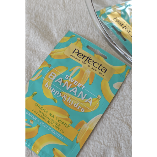 Perfecta Happy & Hydro, Maska na twarz `Sweet Banana` - opinie | zdjęcie do recenzji od Justyna__17 - 3