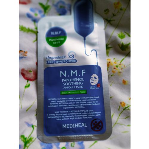 Mediheal N.M.F Panthenol Sooting, Ampoule Mask (Kojąca maseczka do twarzy w płachcie) - opinie | zdjęcie do recenzji od zcosmetica_me