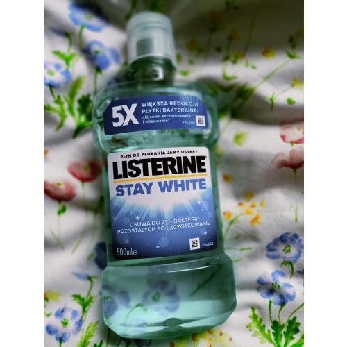 Listerine Stay White, Płyn do płukania jamy ustnej - opinie | zdjęcie do recenzji od zcosmetica_me