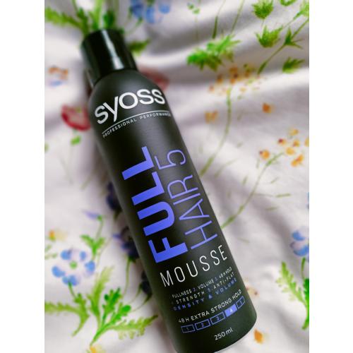 Syoss Full Hair 5, Mousse (Pianka do włosów) - opinie | zdjęcie do recenzji od zcosmetica_me