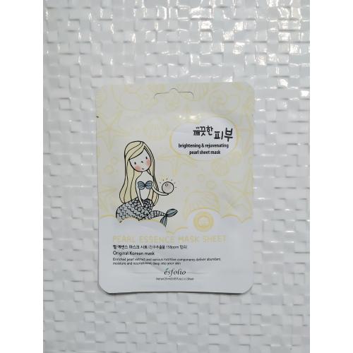 Esfolio Pearl Essence Mask Sheet (Rozświetlająco-odmładzająca maska w płachcie) - opinie | zdjęcie do recenzji od Avesammael
