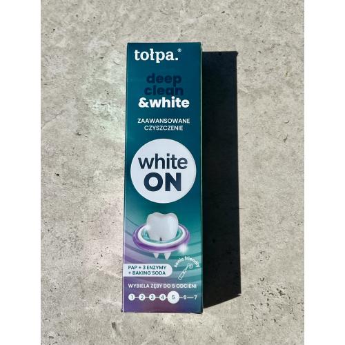 WhiteON Deep Clean & White, Wybielająca pasta do zębów - opinie | zdjęcie do recenzji od maleksandra16