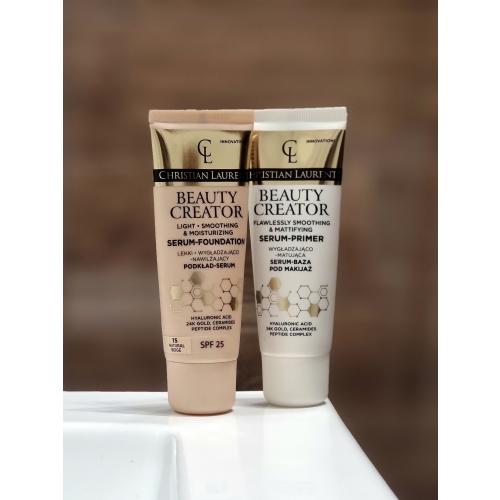 Christian Laurent Beauty Creator, Lekki wygładzająco-nawilżający podkład-serum SPF 25 - opinie | zdjęcie do recenzji od PannaEwelajna - 3